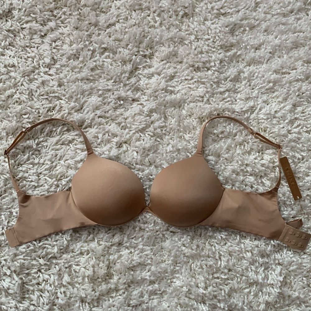 NWT SKIMS Ultimate Teardrop Push Up Bra - 32D, Color: Clay